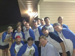 "We've Got the Runs" team members gather for a photo after winning the 2013 legislative softball tournament. 