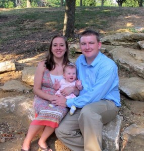 Jamey Murphy with his wife and six-month old daughter (submitted photo)