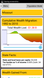 A screenshot of the App, How Money Walks