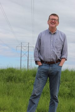 Clean Line Energy President Michael Skelly in Ralls County on May 11, 2015 PHOTO/SUBMITTED
