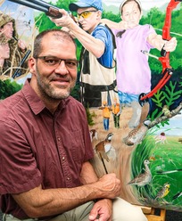 This newest mural in MDC's “Conservation Advances in Missouri” series was created by MDC Artist Mark Raithel.