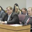 Scott Faughn testifies to the House Special Investigative Committee on Oversight as legal counsel, Chuck Hatfield, listens. (TIM BOMMEL/HOUSE COMMUNICATIONS).