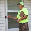 Tim Thurman, a volunteer with We Are Missouri, canvassing a neighborhood in Jefferson City (ALISHA SHURR/THE MISSOURI TIMES).