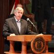 Gov. Mike Parson discusses Missouri budget transparency (ALISHA SHURR/MISSOURI TIMES.)