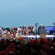 Gov. Mike Parson speaks ahead of President Donal Trump's arrival at a campaign rally (ALISHA SHURR/THE MISSOURI TIMES.)