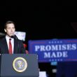 Josh Hawley speaks at a campaign rally along side President Donal Trump (ALISHA SHURR/THE MISSOURI TIMES.)