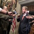 U.S. Sen. Roy Blunt speaks to reporters following his address to the Missouri House. (ALISHA SHURR/THE MISSOURI TIMES)