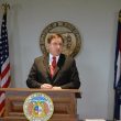 Jay Ashcroft speaks to reporters (ALISHA SHURR/THE MISSOURI TIMES).