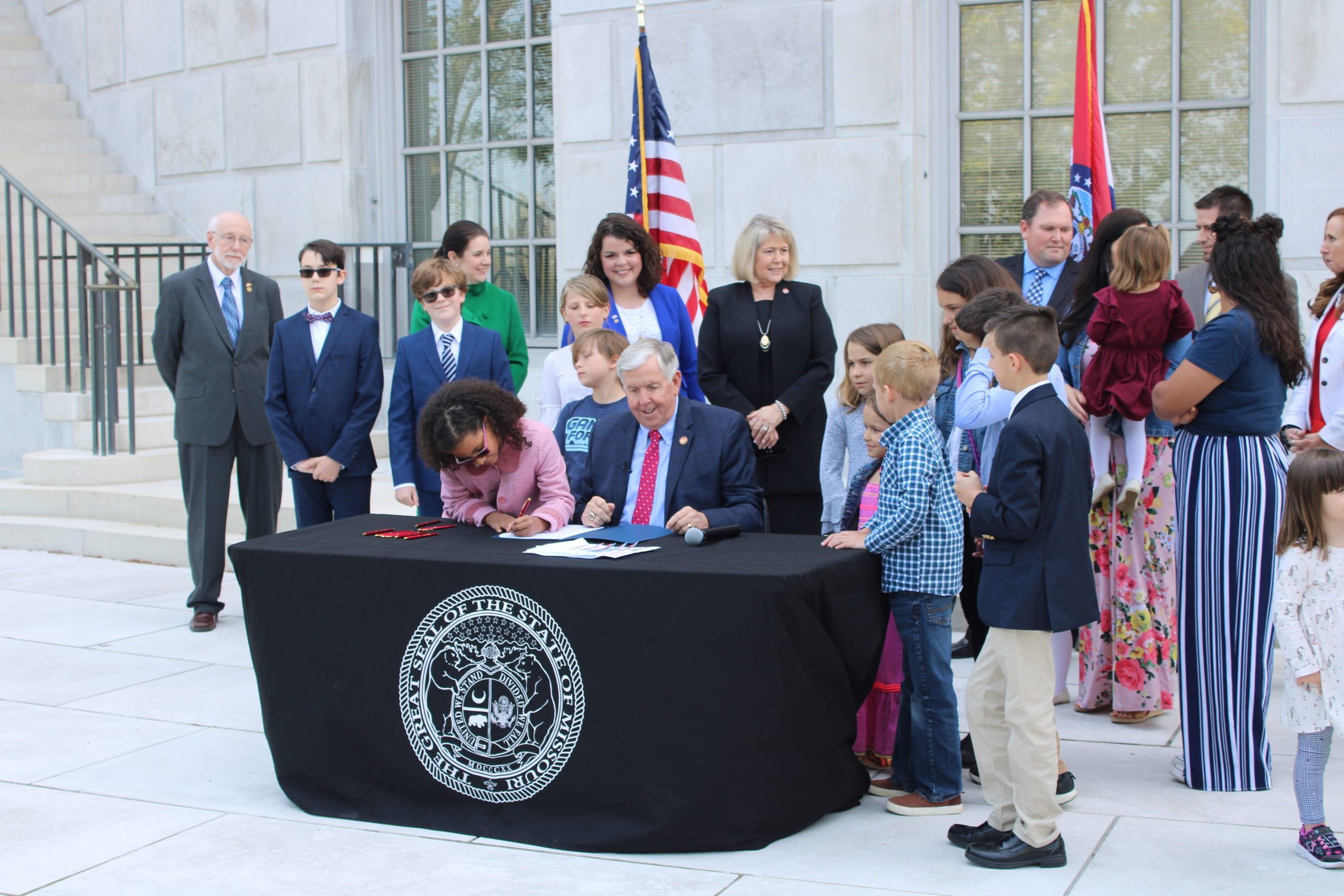 Parson HB 429 and 440 bill signing