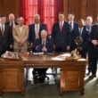 Parson signs off on Rep. Bruce DeGroot's PACE/tort reform bills.