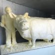 2021 Missouri State Fair butter cow sculpture.
